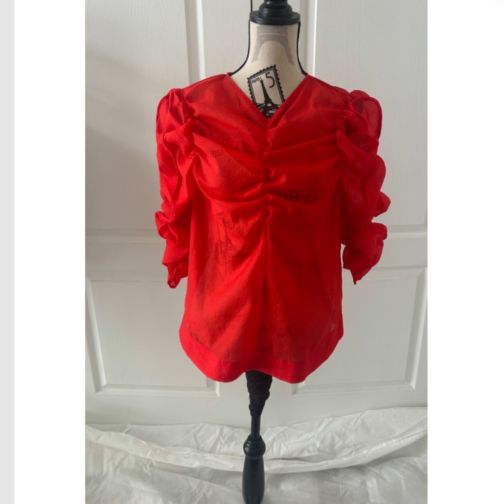 H&M Rose Red Blouse